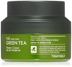 TONYMOLY The Chok Chok Green Tea Watery Cream, 2.02 Fl Oz