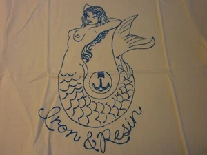 IRON AND RESIN LICENSED BRAND APPAREL MERMAID T-SHIRT MADE IN USA. NEW! - Picture 1 of 3