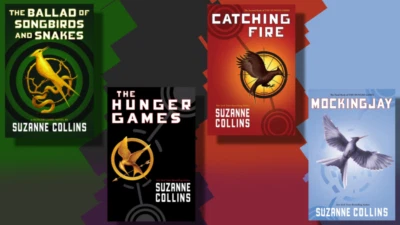AUDIOBOOKS ~ THE HUNGER GAMES by SUZANNE COLLINS COMPLETE 4 BOOKS .MP3 USB DRIVE - Image 1 of 4