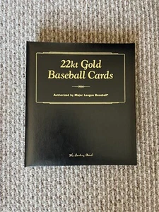 The Danbury Mint 22KT Gold Major League Baseball Cards - Picture 1 of 9