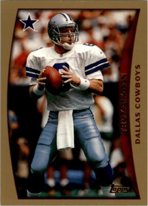 1998 Topps #75 Troy Aikman UCLA Dallas Cowboys NFL HOF Football Card Base - Picture 1 of 2