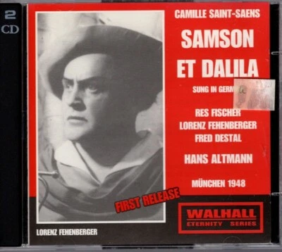 Saint-Saëns: Samson et Dalila - 2 CD Album Sung in German !!! - Bild 1 von 2