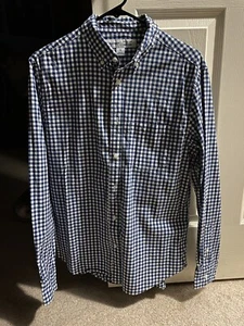 Mens Old Navy Button-Up Size Medium Blue Long Sleeve Button-Up Casual Shirt - Picture 1 of 4