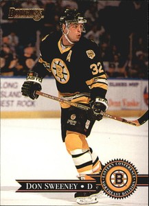 1995-96 Donruss Boston Bruins Hockey Card #101 Don Sweeney