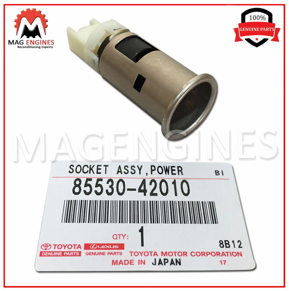 85530-42010 GENUINO OEM TOMA DE CORRIENTE CONJUNTO, CENTRO 8553042010 Foto 1 de 4