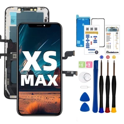 EFAITHFIX Display Für iPhone XS Max LCD HD Bildschirm INCELL OLED Touch Screen VORMONTIERT