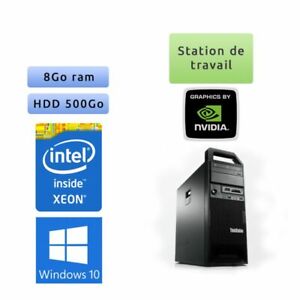 Occasion - Lenovo ThinkStation S30 TW - Windows 10 - E5-1620 v2 8GB 500GB - K200