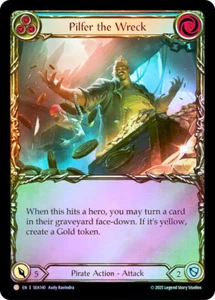 FAB COLD FOIL Pilfer the Wreck (azul) - Treasure Pack Card # 140 - Imagen 1 de 1