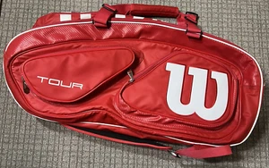 Wilson Tour V15 Rucksack Tennisschläger Racquet Sporttasche rot weiß Equipment - Bild 1 von 14