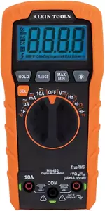 Klein Tools 600V 10A AC/DC Auto Ranging TRMS Digital Multimeter - Picture 1 of 12