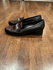 Brighton Alcott Black And Brown Women’s Loafers - Picture 1 of 8