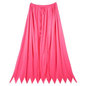 32" Pink Cape ~ HALLOWEEN SUPERHERO, PUNK ROCK, PRINCESS COSTUME SAWTOOTH CAPE - Picture 1 of 2