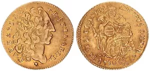 Bayern-Kurfürstentum 1/2 Karolin 1730 Karl Albert, Gold, ss-vz 120265 - Bild 1 von 1