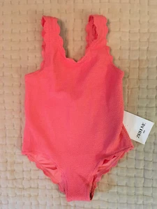 NWT ZARA GIRLS CHILDREN'S TEXTURED BEACH SWIMSUIT PINK SIZE 3-4 years 104 cm - Picture 1 of 8