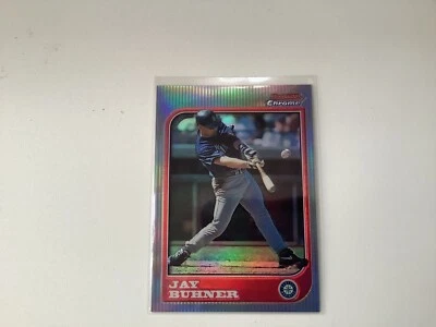 1997 Bowman Chrome Jay Buhner🔥REFRACTOR🌈NM-MINT+💎Stunning🚨Mariners - Image 1 of 2