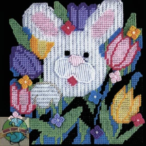 Plastik Leinwand Set ~ Design Works Osterhase Wandbehang #DW1351 OOP SALE! - Bild 1 von 1