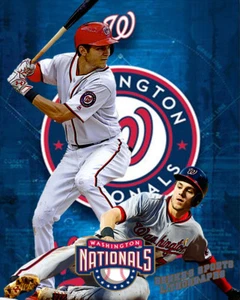Stampa litografica Washington Nationals di Trea Turner - Foto 1 di 1