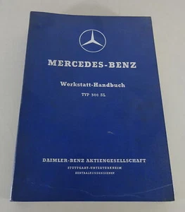 Manual De Taller Mercedes-Benz 300 SL W198 - Original Antiguo Hasta 1961 - Imagen 1 de 10