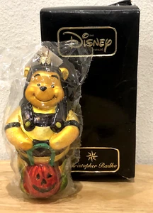 NEW 1997 CHRISTOPHER RADKO WINNIE THE POOH "HALLOWEEN POOH" CHRISTMAS ORNAMENT - Picture 1 of 20