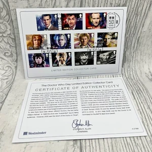 GB QEII 2013 Doctor Who Limited Edition Collector Card With COA - Picture 1 of 4