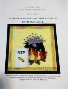 Linie gezeichnet Nadelspitze Leinwand David McCaskill Halloween Spieluhr Seite 2 - Bild 1 von 2