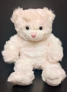 "Oso de peluche Build a Bear rosa blanco algodón caramelo retirado 15"" raro BAB"  - Imagen 1 de 6