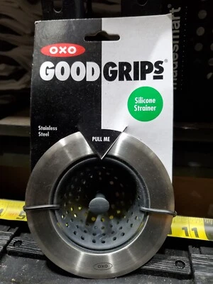 *NEW* OXO Good Grips Silicone Stainless Steel Sink Strainer - Image 1 of 2