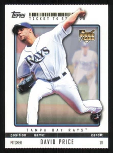 2009 Topps Ticket to Stardom Perforated #211 David Price - Picture 1 of 2