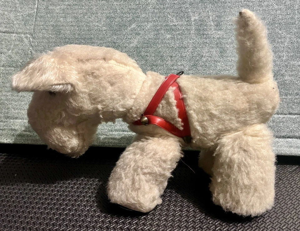 Arnés rojo Deans Rag Book Co LTD vintage de peluche para perro terrier Foto 1 de 4