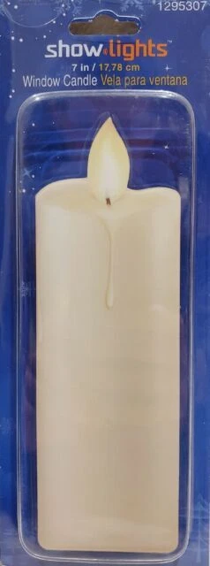 Show Lights Lighted LED Candle - White