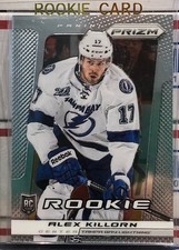 2013-14 PANINI PRIZM ALEX KILLORN,  #283, ROOKIE, STANLEY CUP CHAMPION BOLTS