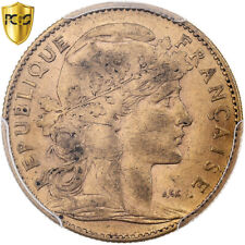 [#1120592] Frankreich, 10 Francs, Marianne, 1906, Paris, Gold, PCGS, VZ, Le Fran