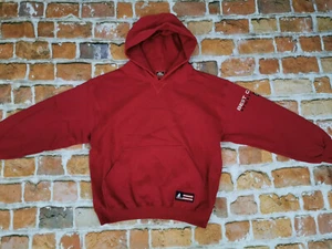 Best Company Vintage Hoodie Athletic Trainer Red Size M Tip Top - Picture 1 of 7
