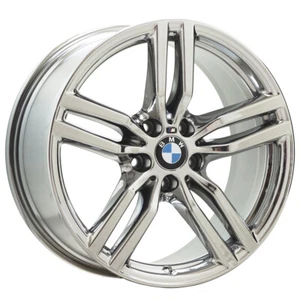 19" BMW X6 series Bright Chrome wheel rim Factory OEM 86263 (Rear) - Picture 1 of 7