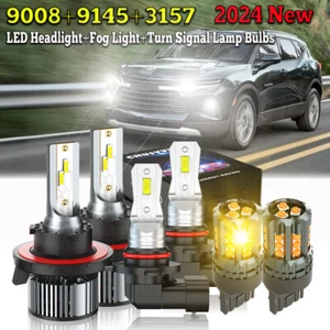 For Chevrolet HHR 2006-2011 6pc LED Headlight Fog Light +Turn Signal Light Bulbs - Picture 1 of 24