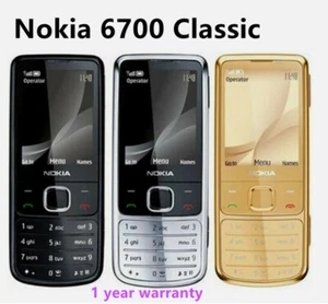 Nokia 6700 Classic 3 colors 3G Unlocked 5MP Bluetooth Mobile Phone - New Sealed - Picture 1 of 17