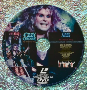 Ozzy Osbourne The Ultimate Ozzy (1986) (Remaster from LaserDisc to DVD) Concert - Picture 1 of 4