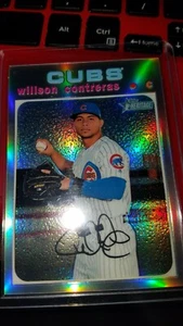2020 Topps Heritage Willison Contreras Chrome 282/571 - Picture 1 of 2