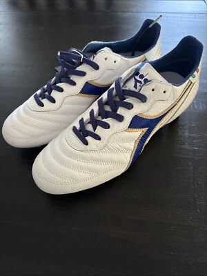 Zapatos de fútbol Diadora Brasil Italia OG GR LT+ MDPU FG, talla 8,5, Maximus, Elite Foto 1 de 4