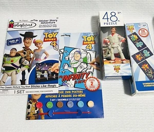 4 Toy Story Book Lot Color Activity Stickers and oil Painting - Picture 1 of 5