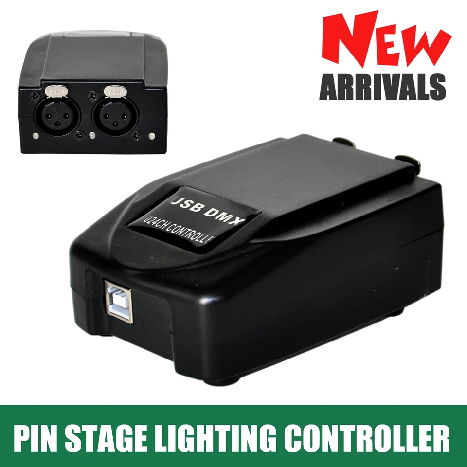 For Martin Light jockey 1024 Channels Stage Lighting Console 5 Pin USB DMX - Image 1 of 4