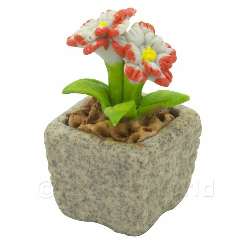 Miniatura Doppio Fatto A Mano Colorazione Ceramica Fiore - Immagine 1 di 1