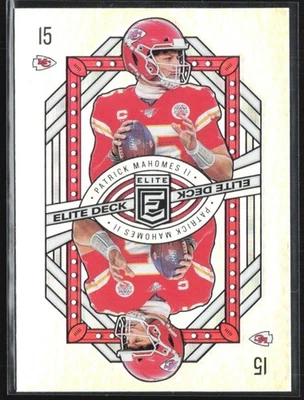 Patrick Mahomes II 2020 Panini Elite Deck #1 Kansas City Chiefs - Image 1 of 2