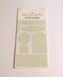Mrs. Grossman's Stickers Lot of 3 Sheets New Package ~Sage Advice~ Textured Tags - Picture 1 of 1
