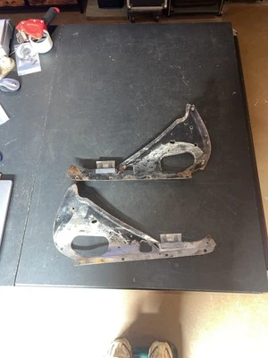 1971 - 1972 Dodge Charger Quarter Window Brackets 71 72 Mopar 500 Super Bee R/T - Image 1 of 4