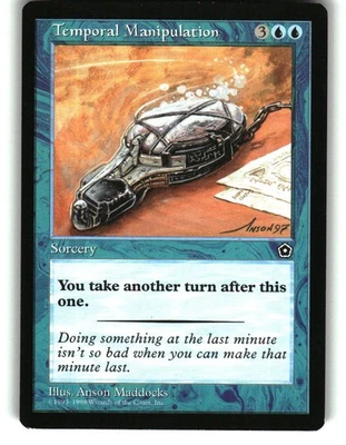 Magic the Gathering - Portal Second Age Temporal Manipulation Rare 1998 - Image 1 of 2