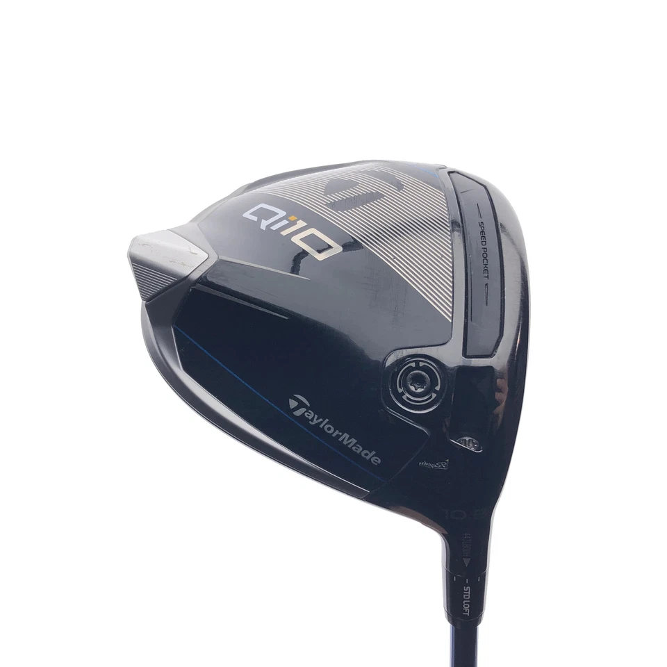 Used TOUR ISSUE TaylorMade Qi10 V2 Dot Driver / 10.5 / Diamana TB Stiff Flex - Image 1 of 4
