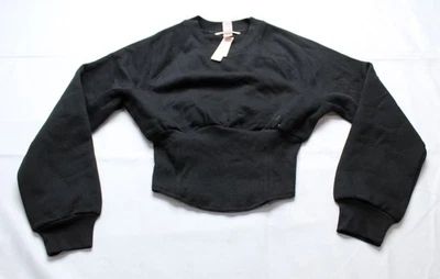 Corsé para mujer Victoria's Secret de algodón polar cuello redondo AC2 negro puro talla XS Foto 1 de 4