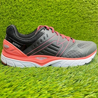 Karhu Fast 7 MRE Womens Size 9 Jet Black Coral Athletic Running Shoes Sneakers - Image 1 of 4