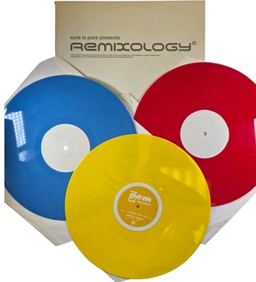 Sure Is Pure Remixology LP Album Vinyl Record Red Yellow Blue limited 1993  - Image 1 of 4